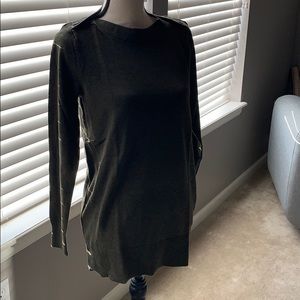 Loft XS NWT army green sweater tunic